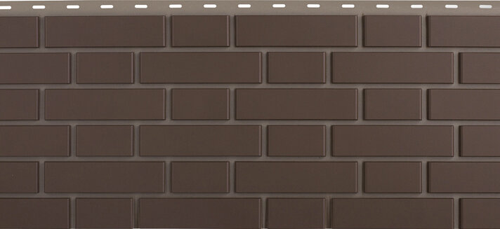 Панель Кирпич клинкерный коричневый, 444х1217х20мм / 415х1125мм (0,477м2)